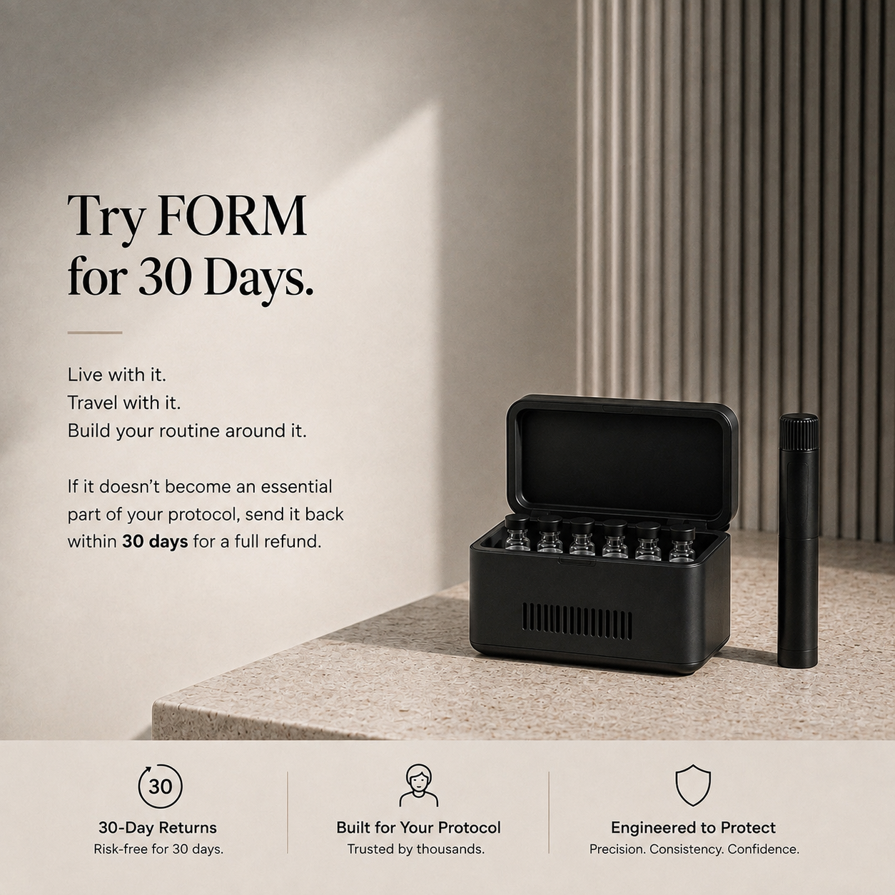 FORM - Peptide & GLP-1 Portable Cooler