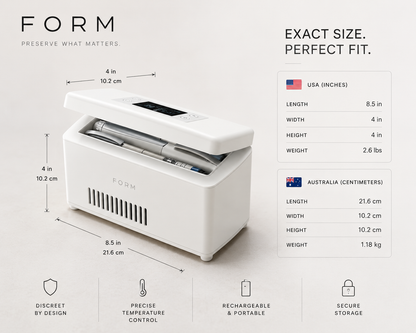 FORM - Peptide & GLP-1 Portable Cooler
