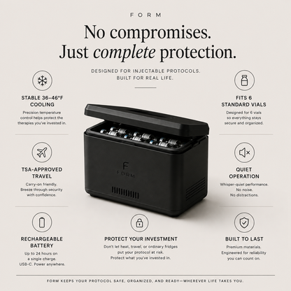FORM - Peptide & GLP-1 Portable Cooler
