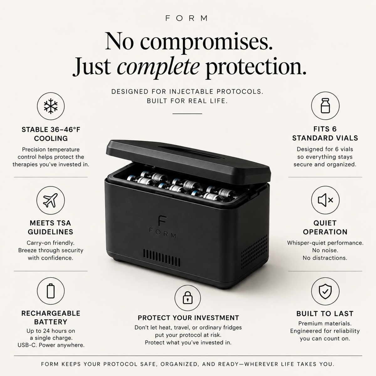 FORM - Portable Peptide & Insulin Cooler